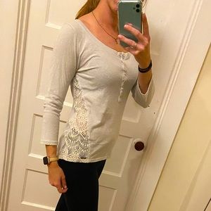 Abercrombie and Fitch 3/4 length sleeve shirt